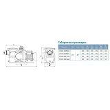 Насос для бассейна Aquatica Leo 772223 0.8кВт Hmax 11м Qmax 300л/мин