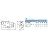 Насос для бассейна Aquatica Leo 772225 1.1кВт Hmax 15.2м Qmax 350л/мин