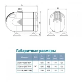 Насос для фонтана Aquatica Leo 772114 35Вт Hmax 1.4м Qmax 1600л/ч 5 форсунок                        