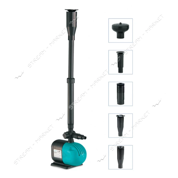 Насос для фонтана Aquatica Leo 772116 75Вт Hmax 2.7м Qmax 2650л/ч 5 форсунок                        