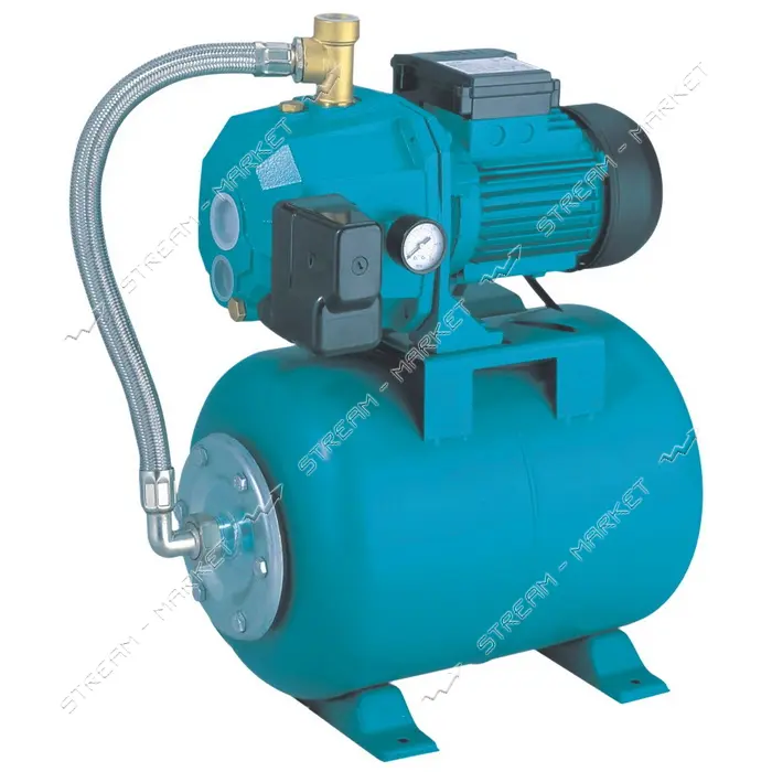 Станция Aquatica Leo 775384/24 0.75кВт Hmax 40м Qmax 85л/мин самовсасывающий насос 24л              
