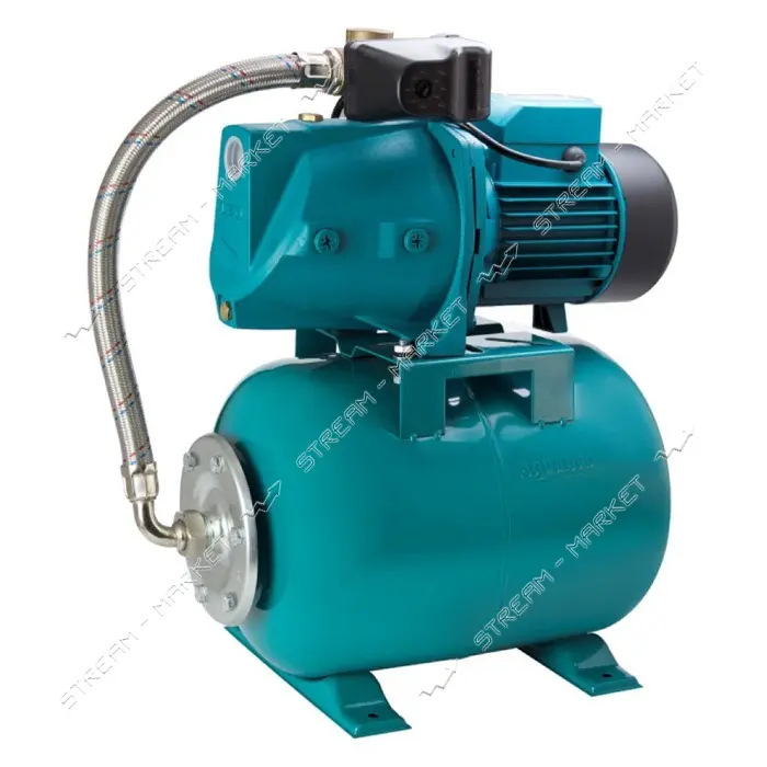 Станция Aquatica Leo 775325/24 1.1кВт Hmax 55м Qmax 90л/мин самовсасывающий насос 24л               