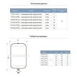Бак для системы отопления Aquatica 779164 19л цилиндрический разборной                              