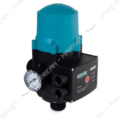 Контроллер давления Aquatica 779535 электронный с монометром 1.1кВт d1" 1.5-3.0 bar                 