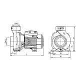 Насос центробежный поверхностный Aquatica Leo 3.0 775281 1.1кВт Hmax 12.5м Qmax 900л/мин 4"
