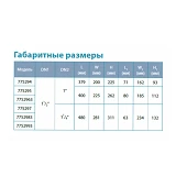 Насос центробежный поверхностный Aquatica Leo 3.0 775294 1.1кВт Hmax 47м Qmax 140л/мин