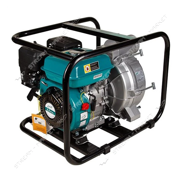 Мотопомпа Aquatica Leo 772517 6.5л.с. Hmax 29м Qmax 60м3/ч 4-ех тактный для грязной воды