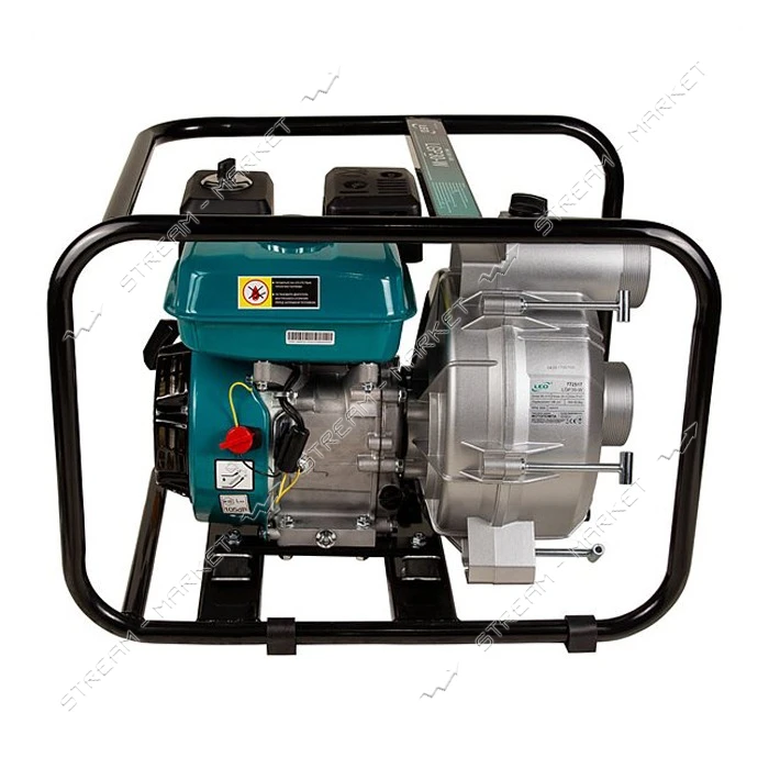 Мотопомпа Aquatica Leo 772517 6.5л.с. Hmax 29м Qmax 60м3/ч 4-ех тактный для грязной воды