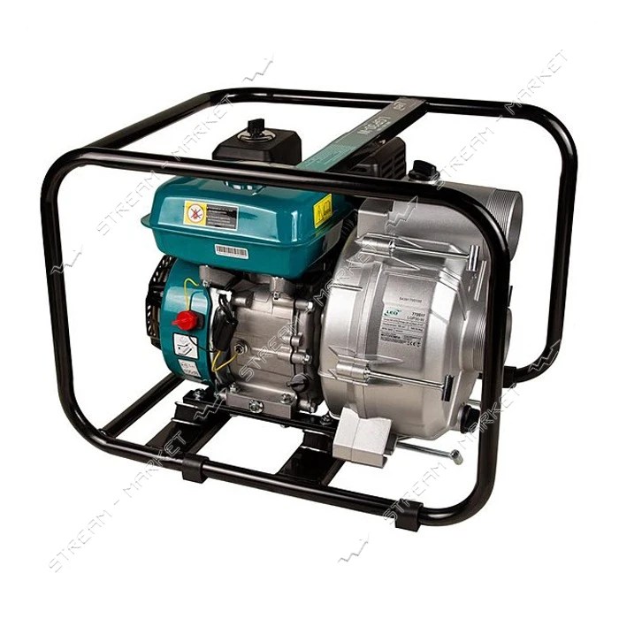 Мотопомпа Aquatica Leo 772517 6.5л.с. Hmax 29м Qmax 60м3/ч 4-ех тактный для грязной воды