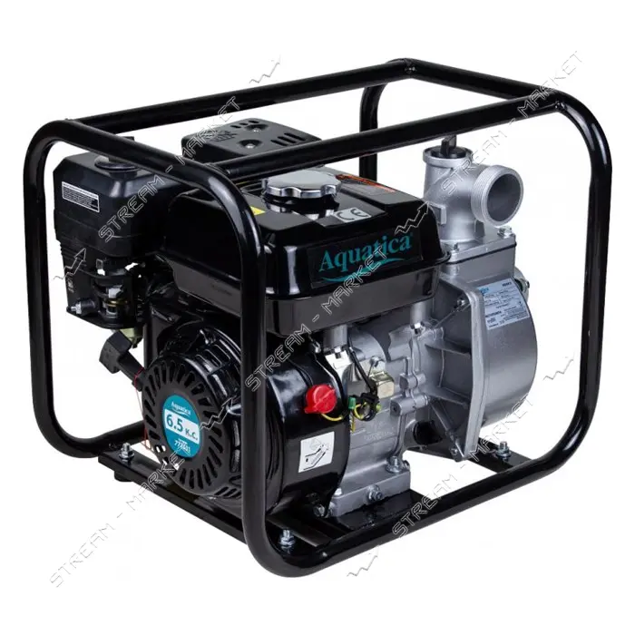 Мотопомпа Aquatica 772531 6.5л.с. Hmax 26м Qmax 30м3/ч 4-ех тактный