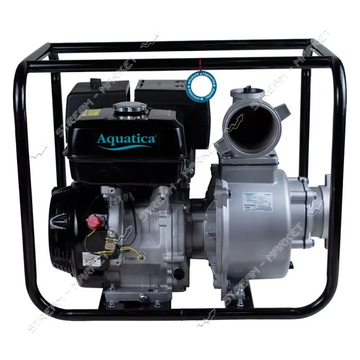 Мотопомпа Aquatica 772533 13л.с. Hmax 23м Qmax 120м3/ч 4-ех тактный