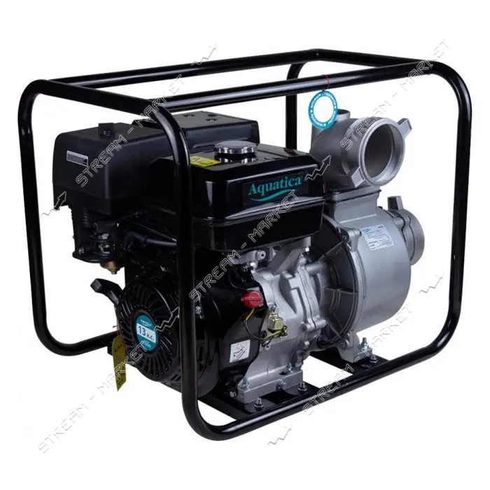 Мотопомпа Aquatica 772533 13л.с. Hmax 23м Qmax 120м3/ч 4-ех тактный