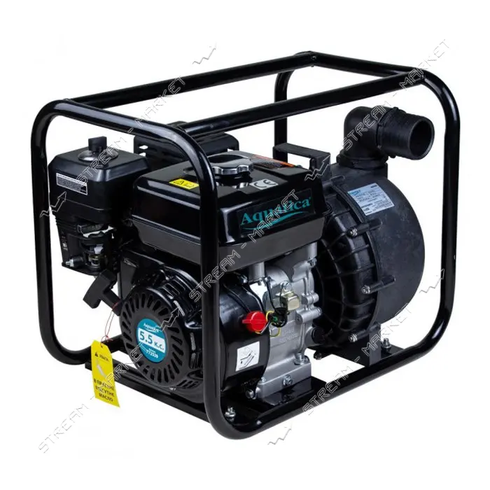 Мотопомпа Aquatica 772539 7.5л.с. Hmax 30м Qmax 38м3/ч 4-ех тактный для агрессивной воды            
