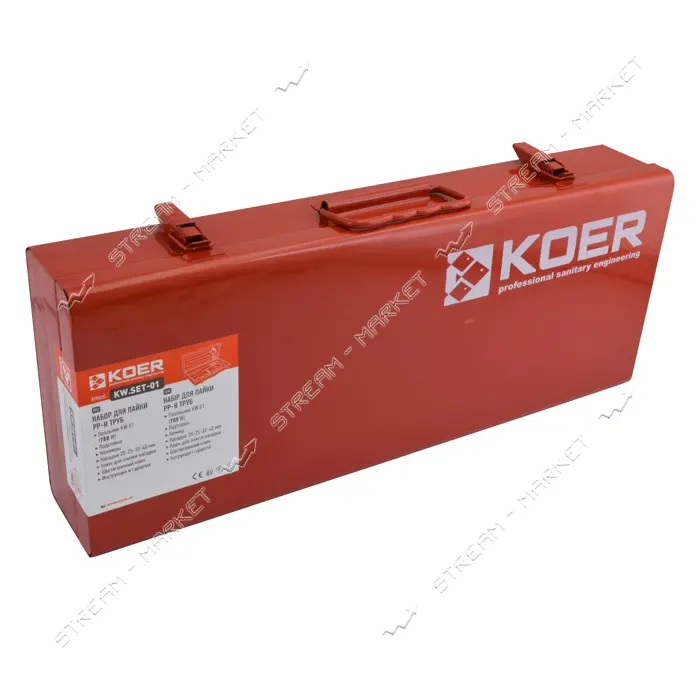 Набор для пайки PPR труб Koer KW.SET-01 700Вт 4 насадки ножницы                                     