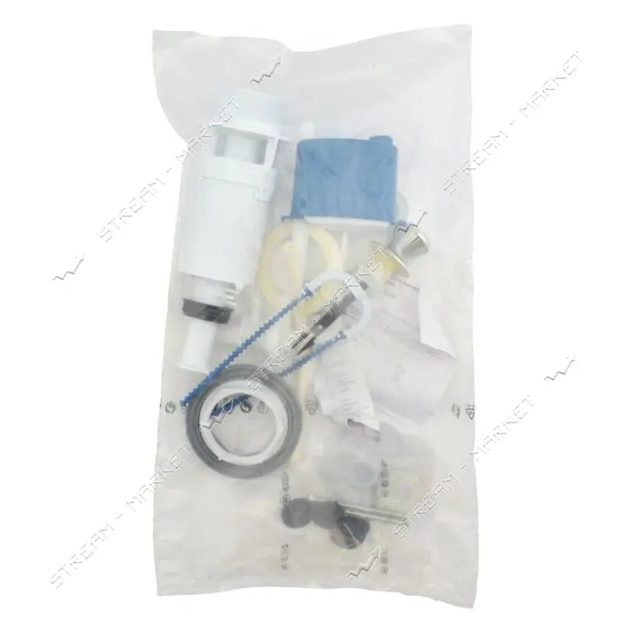 Арматура для бачка унитаза дергалка боковой подвод 1/2 66 54                                        