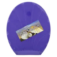 Сидение для унитаза пластиковое Ракушка фиолетовая                                                  