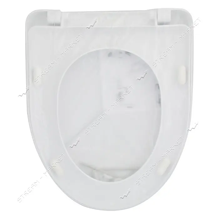 Сидение для унитаза SoloPlast СПМ-6 с металлическим крепежом белое                                  