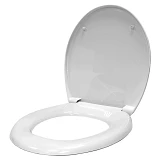 Сидение для унитаза SoloPlast СП-1 универсал белое                                                  
