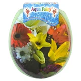 Сидение для унитаза мягкое AquaFairy салатовое