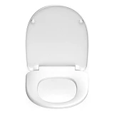 Сиденье для унитаза SoloPlast СПМ-15 с металлическим крепежом белое                                 