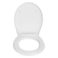Сиденье для унитаза SoloPlast СПМ-18 с металлическим крепежом белое                                 