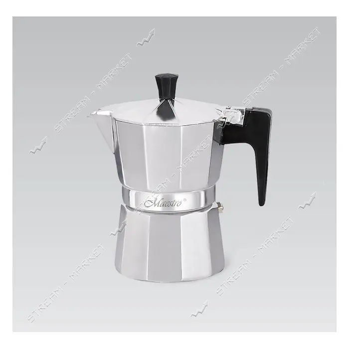 Гейзерная кофеварка Maestro MR-1666-6 Espresso Moka 300мл                                           