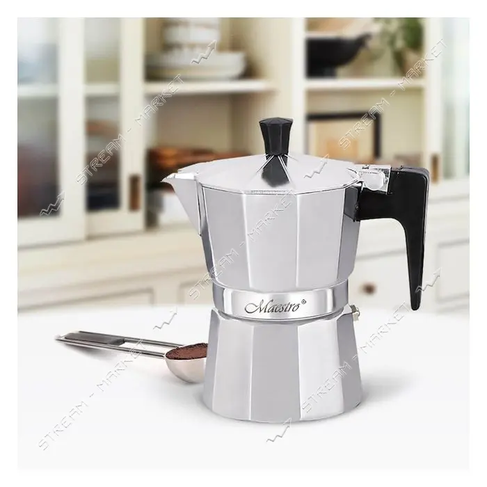 Гейзерная кофеварка Maestro MR-1666-9 Espresso Moka 450мл