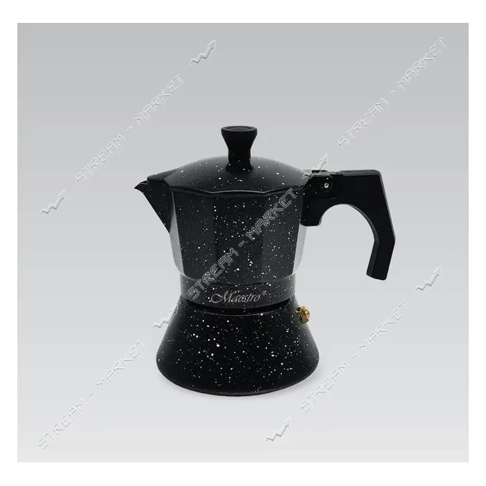 Гейзерная кофеварка Maestro MR-1667-3 Espresso Moka 150мл индукционное дно                          