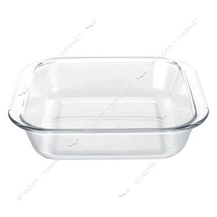 Форма для выпечки Maxmark МК-GL118 стеклянная квадратная 26x23.2x10.5см                             