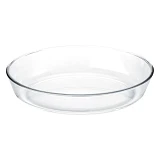 Форма для выпечки Maxmark МК-GL324 стеклянная овальная 24.6 x21.8x5.1см