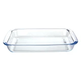 Форма для выпечки Maxmark МК-GL130 стеклянная прямоугольная 39.3x23.6x5.2см
