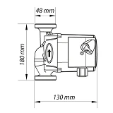 Насос циркуляционный KOER KP.GRS-25/6-130                                                           