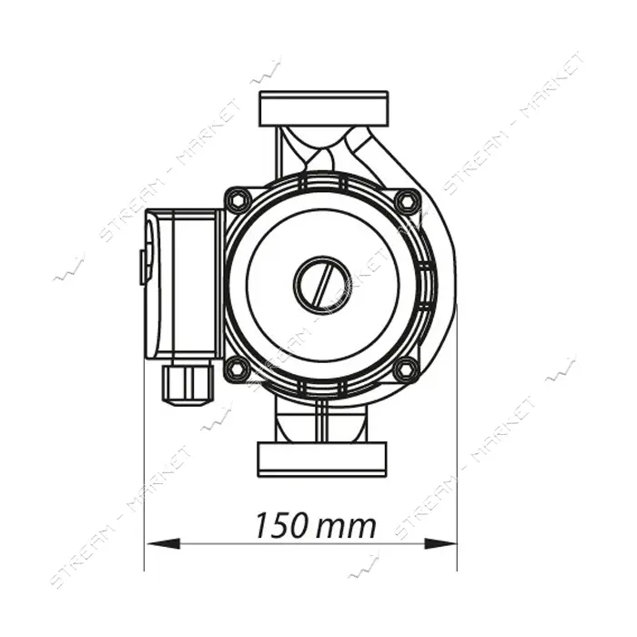 Насос циркуляционный KOER KP.GRS-32/8-180