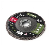 Круг лепестковый торцевой Apro 830455 Р80 прямой 125мм Т27