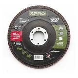 Круг лепестковый торцевой Apro 830456 Р100 прямой 125мм Т27