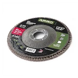 Круг лепестковый торцевой Apro 830457 Р120 прямой 125мм Т27