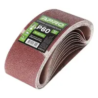 Лента шлифовальная бесконечная Apro 828042 75х457мм P60 10шт                                        