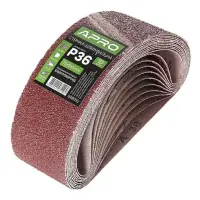 Лента шлифовальная бесконечная Apro 828050 75х533мм P36 10шт                                        