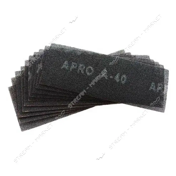 Сетка абразивная Apro 828076 105x280мм P40 10шт