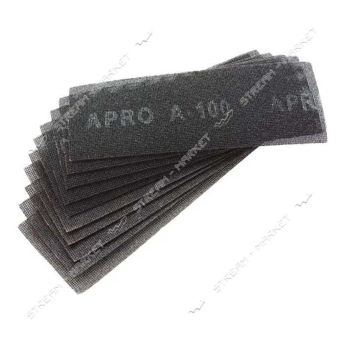 Сетка абразивная Apro 828079 105x280мм P100 10шт