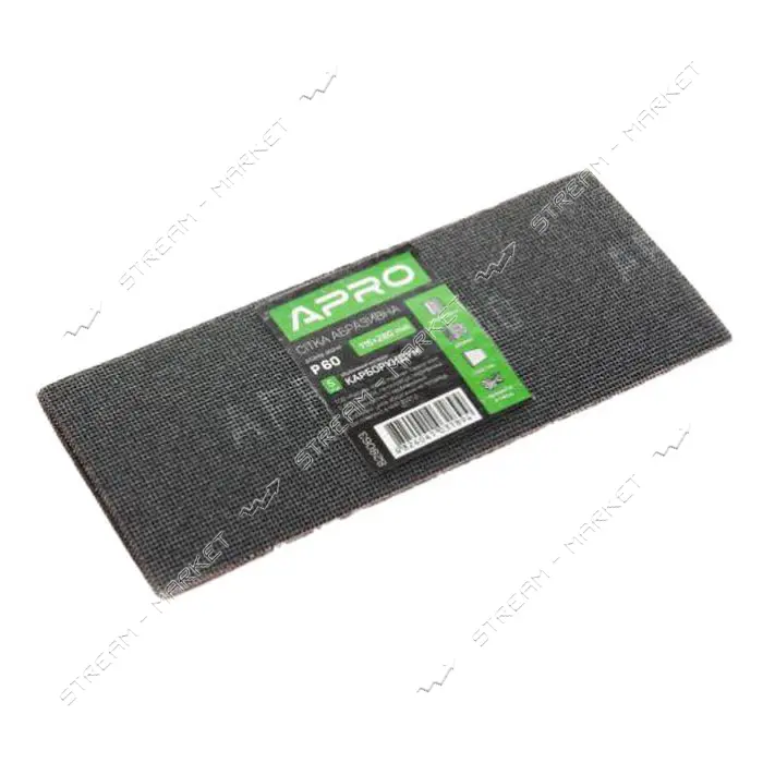 Сетка абразивная Apro 828063 115x280мм P60 5шт                                                      