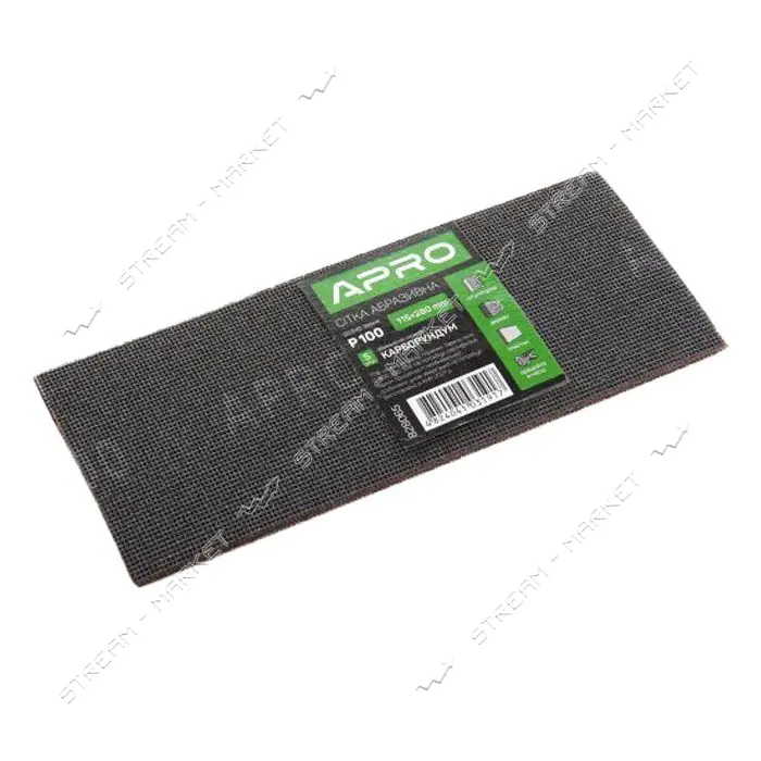 Сетка абразивная Apro 828065 115x280мм P100 5шт                                                     