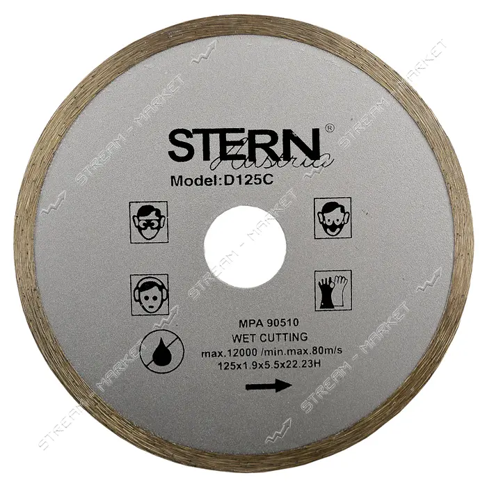 Круг алмазный Stern плитка 125х22.2мм