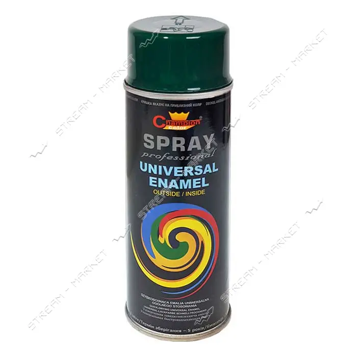 Краска аэрозольная Champion RAL 6009 темно-зеленый 400мл