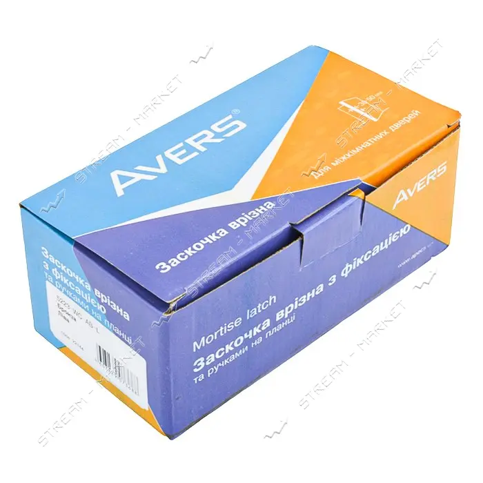 Ручка-защелка межкомнатная Avers 5223-WC АВ-L заглушка/поворот бронза                               