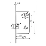 Защелка Avers 5600-WC-AB бронза