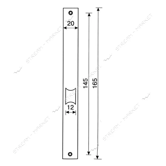 Защелка Avers 5600-WC-GRF графит                                                                    