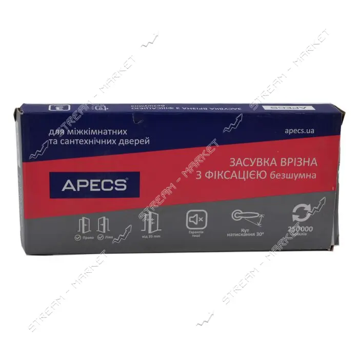 Защелка магнитная APECS 5300 -МС-WC-Nis (96мм) никель