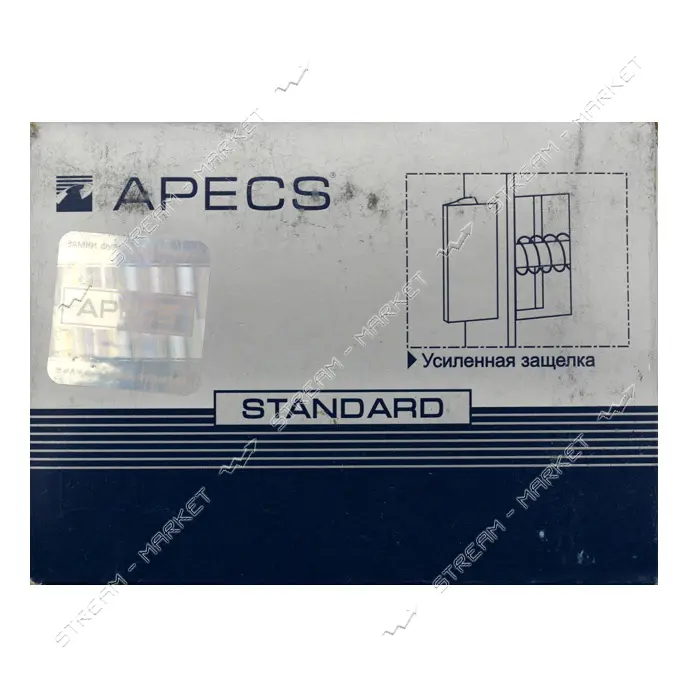 Защелка Apecs 5400-NIS сатин                                                                        