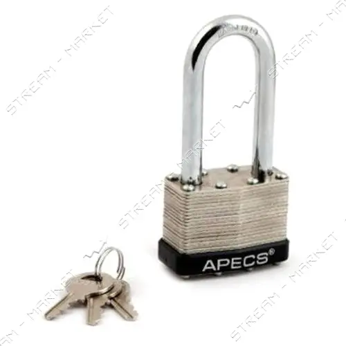 Замок навесной Apecs PDS-65-50L длинная дужка